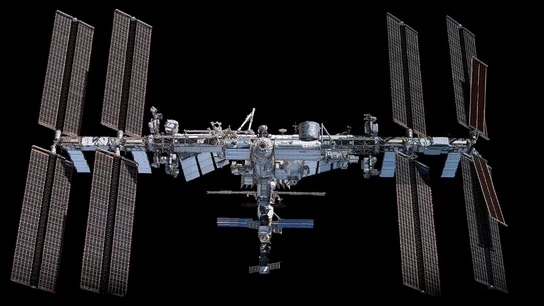 Imagen de archivo de la Estación Espacial Internacional en 2021 Imagen de archivo de la Estación Espacial Internacional en 2021