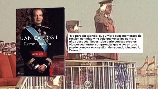 El rey emérito confiesa cómo la Corona estuvo "en el aire" durante el 23F y qué sintió Felipe VI El rey emérito confiesa cómo la Corona estuvo "en el aire" durante el 23F y qué sintió Felipe VI