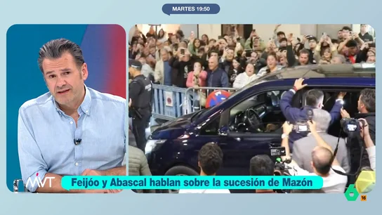 Iñaki López: "Antes quien tenía el poder era Mazón, pero ahora el mando lo tiene Abascal" Alberto Núñez Feijóo y el líder de Vox habrían iniciado este martes las conversaciones sobre el posible sucesor de Carlos Mazón al frente de la Generalitat. El PP prefiere a Juan Francisco Pérez Llorca, aunque Vox barre para casa.
