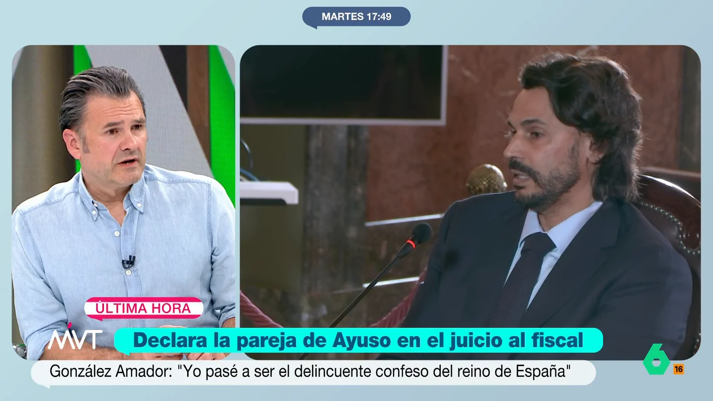 Iñaki López reacciona a la melena de Alberto González Amador: "Me recuerda a Jabois" Iñaki López reacciona a la melena de Alberto González Amador: "Me recuerda a Jabois"