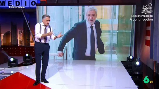 Wyoming, tras la declaración de Miguel Ángel Rodríguez en el Supremo: "Siempre ha tenido un problema con la verdad" El presentador de El Intermedio considera que el jefe de gabinete de Isabel Díaz Ayuso "es uno de los principales especialistas de este país en la fabricación de bulos y difamación".