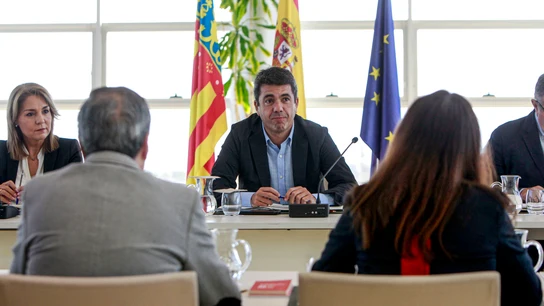 Carlos Mazón preside el Consell tras dimitir como president. Carlos Mazón preside el Consell tras dimitir como president.