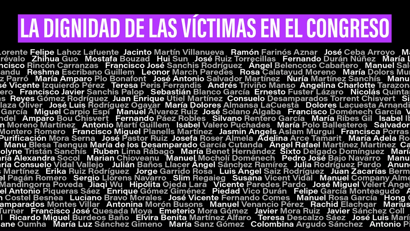 Dolor, indignación y valentía: las víctimas de la DANA llenan de humanidad el Congreso Dolor, indignación y valentía: las víctimas de la DANA llenan de humanidad el Congreso