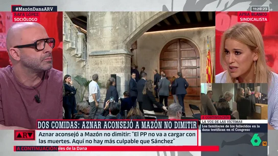 Afra Blanco, contra Aznar por los "consejos" que le dio a Mazón: "Qué asco" Afra Blanco, contra Aznar por los "consejos" que le dio a Mazón: "Qué asco"