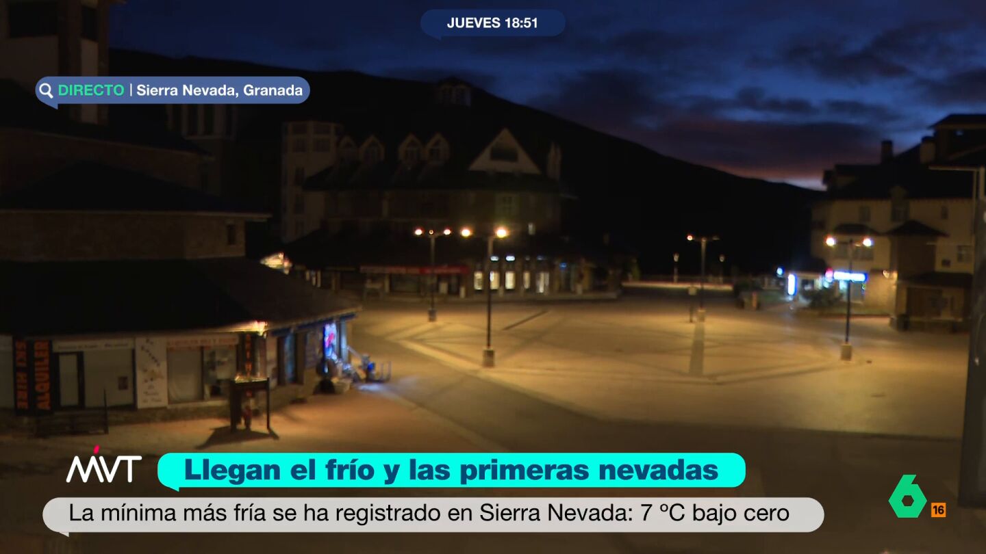 La mínima más fría del país, en Sierra Nevada: -7 grados