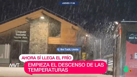 La nieve llega al Pirineo por primera vez esta temporada La nieve llega al Pirineo por primera vez esta temporada