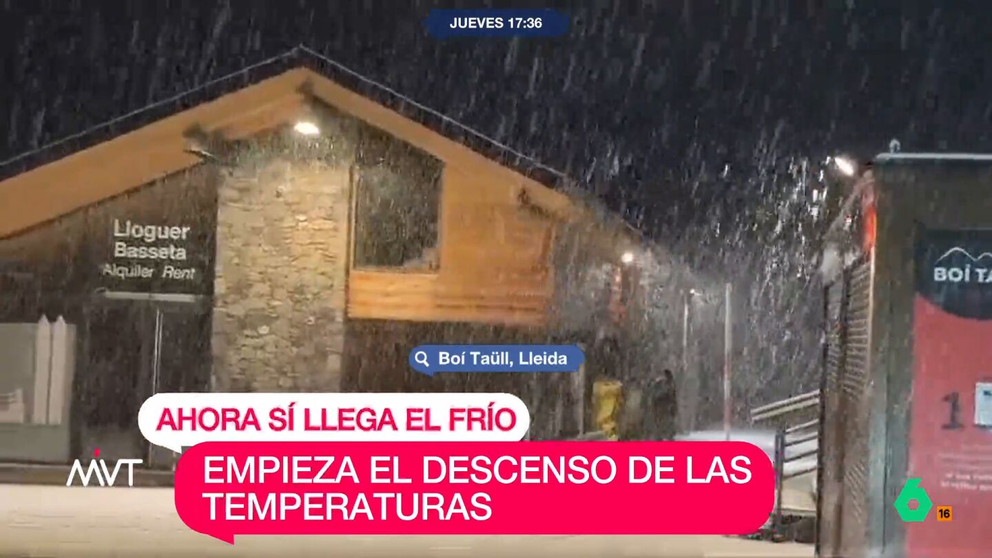 La nieve llega al Pirineo por primera vez esta temporada