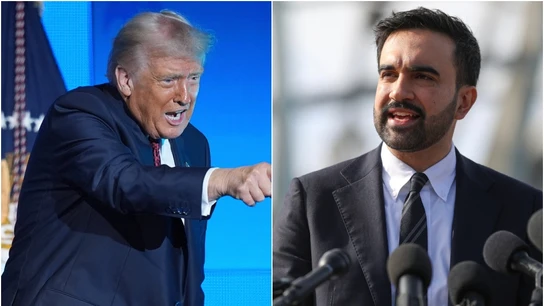 Donald Trump y Zohran Mamdani Donald Trump y Zohran Mamdani