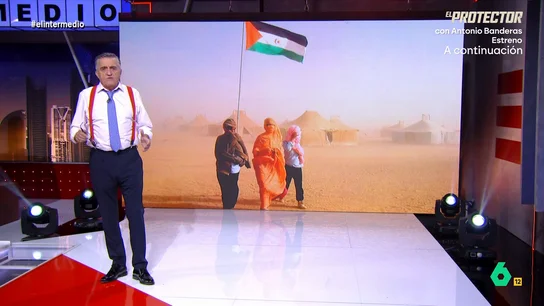 Wyoming, sobre los saharauis 50 años después de la Marcha Verde: "Es un pueblo olvidado, abandonado y con sus tierras ocupadas" Wyoming recuerda en este vídeo el 50 aniversario de la 'Marcha Verde' de Marruecos sobre el Sáhara, lo que supuso para el pueblo saharaui y cómo la historia puede repetirse en los próximos años con Palestina.