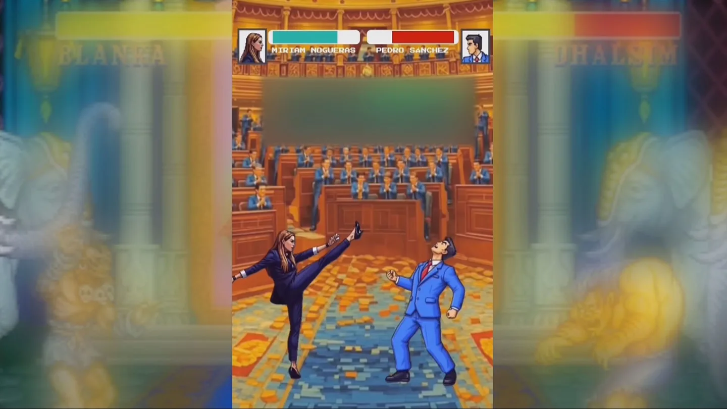 El vídeo de Junts de la 'pelea' entre Miriam Nogueras y Pedro Sánchez a lo 'Mortal Kombat' El vídeo de Junts de la 'pelea' entre Miriam Nogueras y Pedro Sánchez a lo 'Mortal Kombat'