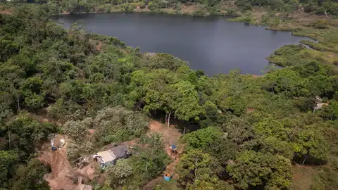 Antigua mina de Serra Pelada, en Curionópolis (Brasil) Antigua mina de Serra Pelada, en Curionópolis (Brasil)