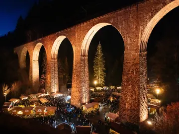 Ravennaschlucht, mercadillo de Navidad de Alemania Ravennaschlucht, mercadillo de Navidad de Alemania