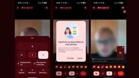 Activando los subtítulos en Google Meet Activando los subtítulos en Google Meet