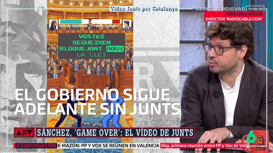 Fernando Berlín valora la ruptura entre Junts y el PSOE como "una ruptura que, ante un hipotético calendario electoral, no perjudica a ninguno de los dos actores políticos" Fernando Berlín valora la ruptura entre Junts y el PSOE como "una ruptura que, ante un hipotético calendario electoral, no perjudica a ninguno de los dos actores políticos"