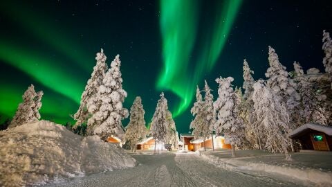 Auroras boreales en Laponia