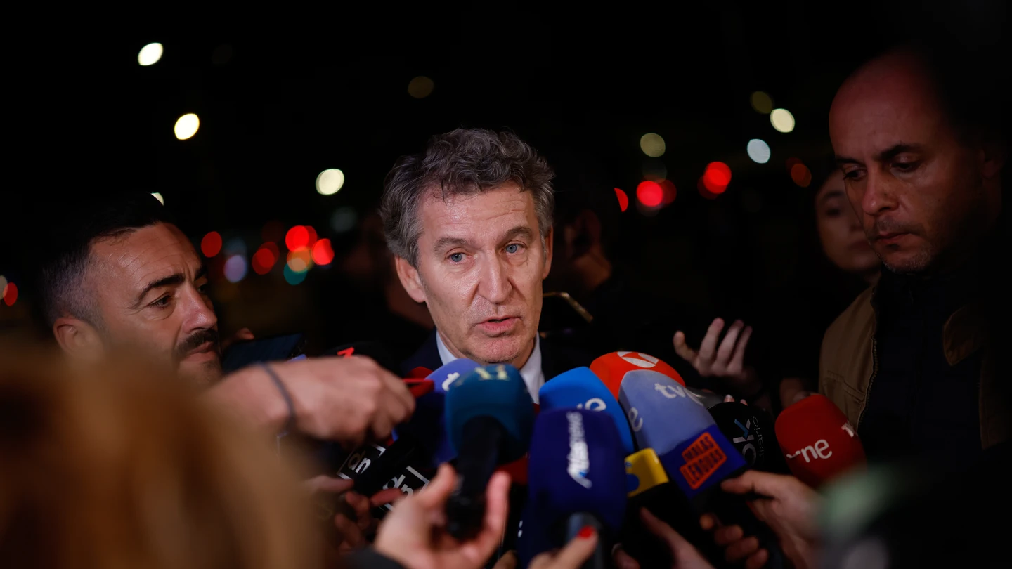 El líder del Partido Popular, Alberto Núñez Fejióo El líder del Partido Popular, Alberto Núñez Fejióo