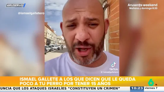 Un tiktoker, a los que dicen que le queda poco a tu perro por tener 15 años: "¿Hablamos de tu abuela?" Un tiktoker, a los que dicen que le queda poco a tu perro por tener 15 años: "¿Hablamos de tu abuela?"