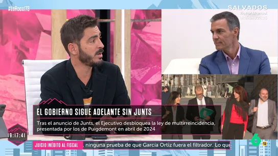 Juanma Lamet: "Que Junts le retire el apoyo al Gobierno no hace que vaya a caer o que esté nervioso" Juanma Lamet: "Que Junts le retire el apoyo al Gobierno no hace que vaya a caer o que esté nervioso"