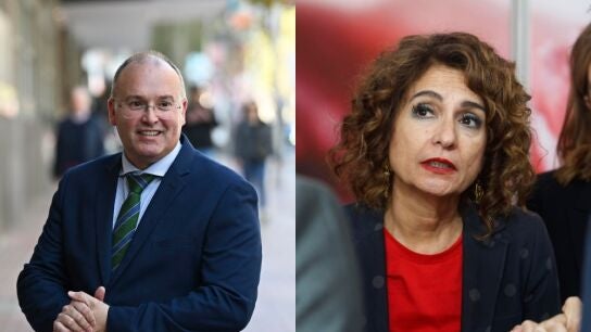 Miguel Tellado y Mar&iacute;a Jes&uacute;s Montero