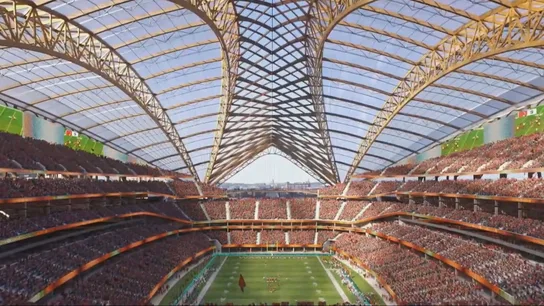 Imagen virtual de cómo quedaría el estadio de los Commanders en el que Trump quiere poner su nombre Imagen virtual de cómo quedaría el estadio de los Commanders en el que Trump quiere poner su nombre