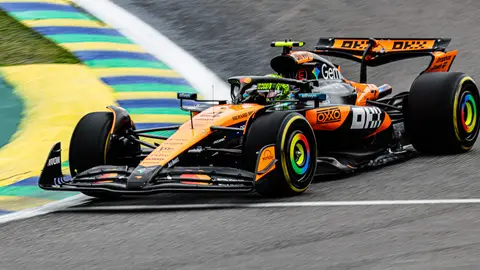 Lando Norris durante la qualy del GP de Brasil Lando Norris durante la qualy del GP de Brasil