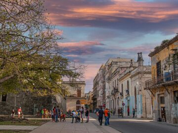 Atardecer en La Habana
