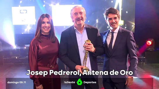Josep Pedrerol recibe la Antena de Oro 2025 por su labor al frente 'Jugones' Josep Pedrerol recibe la Antena de Oro 2025 por su labor al frente 'Jugones'