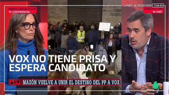 Carlos Cué, sobre la situación de Mazón y la Generalitat Valenciana: "Feijóo ha dejado todo este tiempo que se fuera pudriendo este asunto y ahora le ha explotado" Carlos Cué, sobre la situación de Mazón y la Generalitat Valenciana: "Feijóo ha dejado todo este tiempo que se fuera pudriendo este asunto y ahora le ha explotado"
