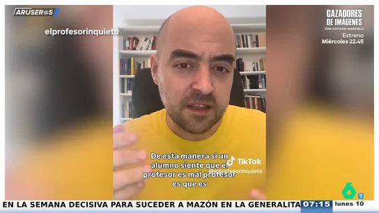 Un profesor reflexiona sobre la pérdida de autoridad en las aulas: "Hoy importan más las emociones que la razón" Un profesor reflexiona sobre la pérdida de autoridad en las aulas: "Hoy importan más las emociones que la razón"