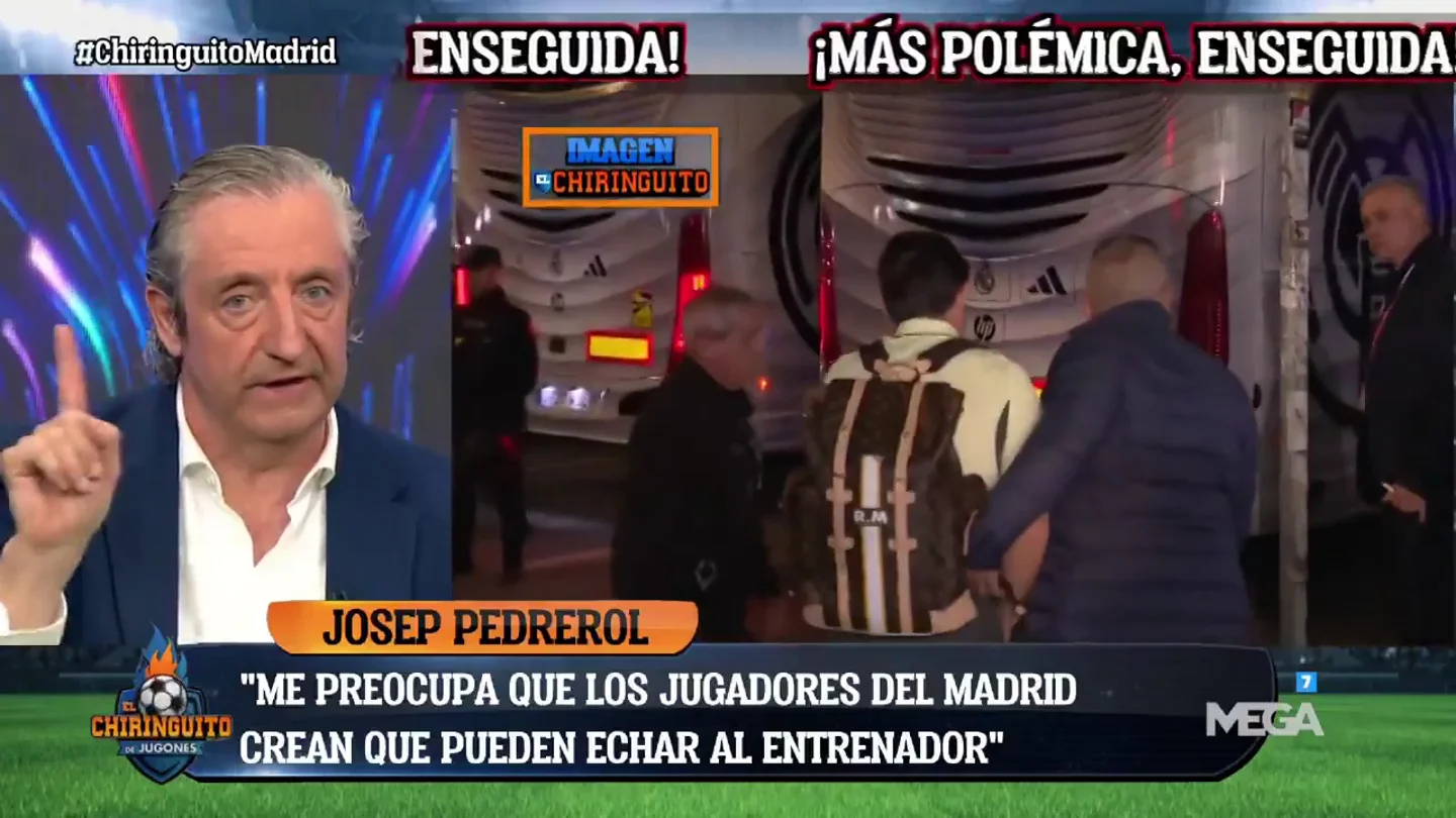 Pedrerol señala a los jugadores del Real Madrid: "Me preocupa que crean que puedan echar a un entrenador" Pedrerol señala a los jugadores del Real Madrid: "Me preocupa que crean que puedan echar a un entrenador"
