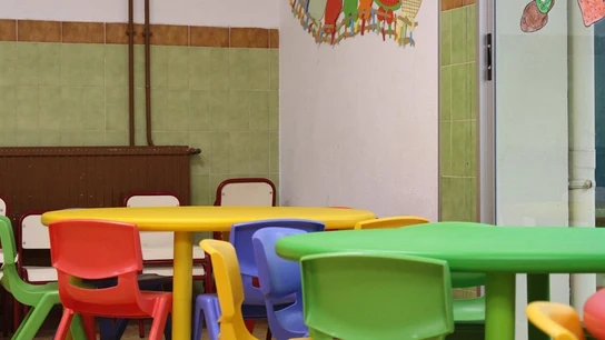 Imagen de archivo de una guardería. Imagen de archivo de una guardería.