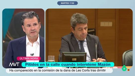 Iñaki López, tras saber que Mazón se ha marchado por la puerta de atrás: "Así se marchará tambien de la Comunidad Valenciana" Iñaki López, tras saber que Mazón se ha marchado por la puerta de atrás: "Así se marchará tambien de la Comunidad Valenciana"