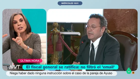 Bea de Vicente: "Me daría muchísima pena que se condenara al fiscal general, pero es indiscutible que Fiscalía ha quedado fatal" Bea de Vicente analiza en este vídeo la declaración de Álvaro García Ortiz donde ha defendido el borrado de datos de su móvil y ha negado la filtración del correo del abogado del novio de Ayuso.