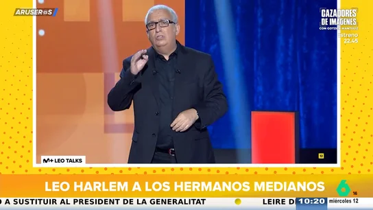 Leo Harlem, a los hermanos medianos: "Los olvidados, no le interesáis a nadie" Leo Harlem, a los hermanos medianos: "Los olvidados, no le interesáis a nadie"