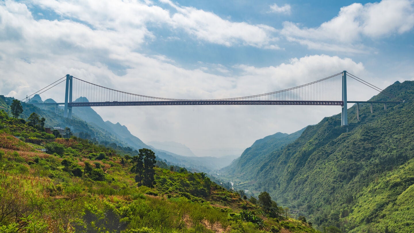 Puente de Guizhou, en China