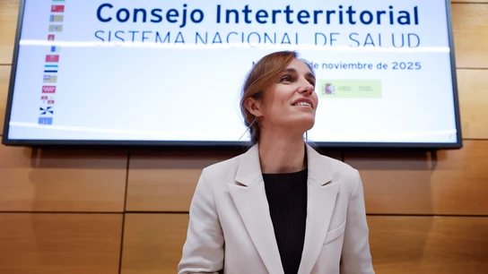 La ministra de Sanidadn Mónica García en el pleno extraordinario del nuevo Consejo Interterritorial La ministra de Sanidadn Mónica García en el pleno extraordinario del nuevo Consejo Interterritorial
