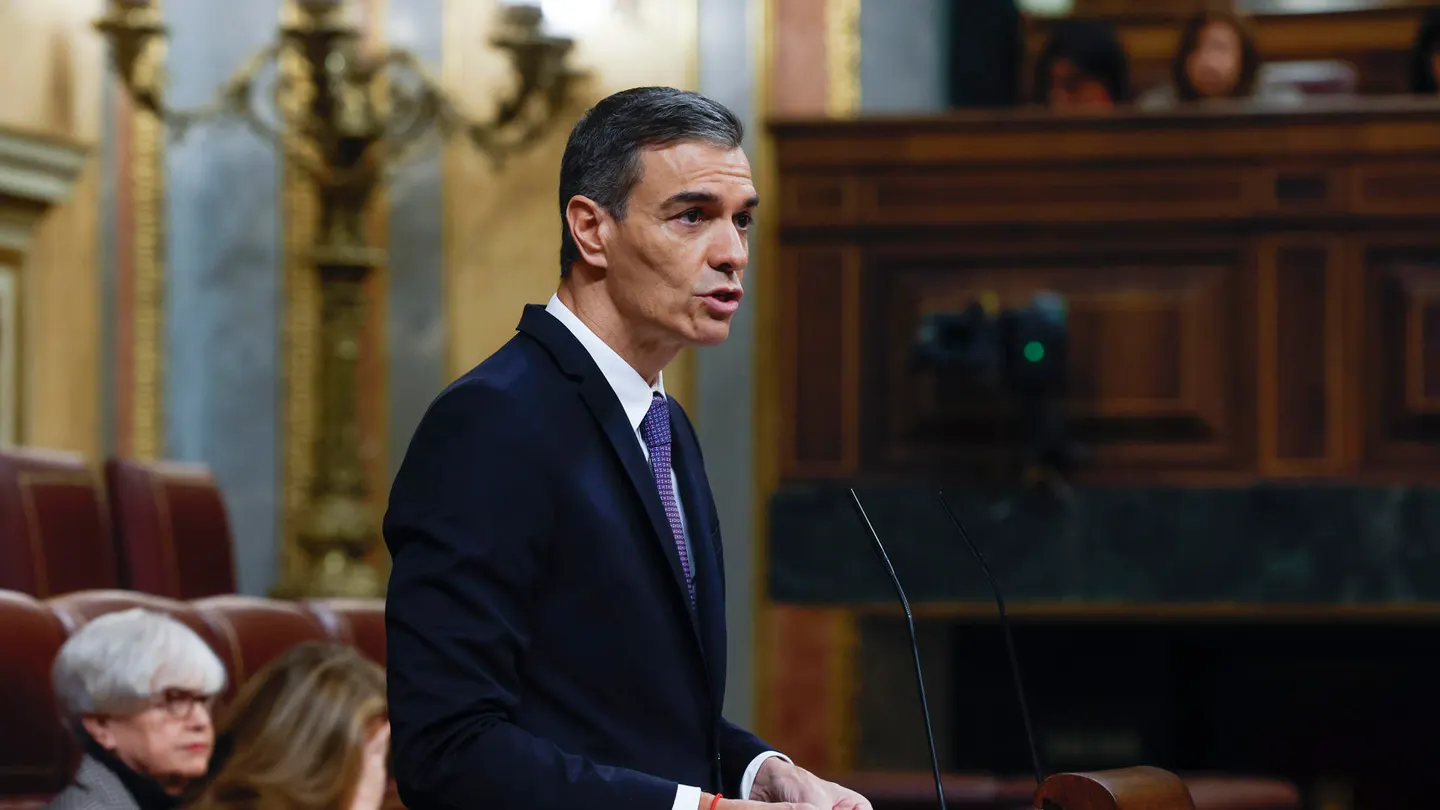 El presidente Pedro Sánchez en el Congreso El presidente Pedro Sánchez en el Congreso