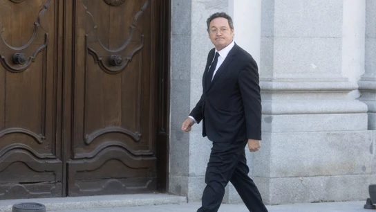 El fiscal General del Estado, Álvaro García Ortiz, durante la primera jornada del juicio por revelación de secretos El fiscal General del Estado, Álvaro García Ortiz, durante la primera jornada del juicio por revelación de secretos