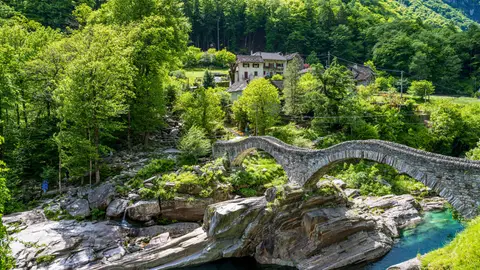 Lavertezzo, en Suiza Lavertezzo, en Suiza