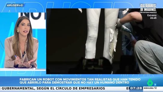 Alfonso Arús alucina con el nuevo robot de aspecto humano: "Tuvieron que abrirlo para demostrar que no era una persona" Alfonso Arús alucina con el nuevo robot de aspecto humano: "Tuvieron que abrirlo para demostrar que no era una persona"