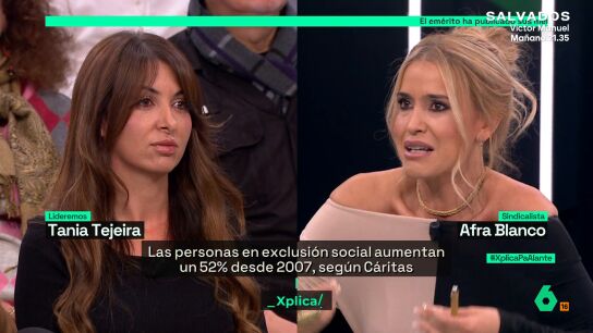 Afra Blanco afirma que "la clase media es una trampa y nunca existi&oacute;": "Si necesitas trabajar eres clase trabajadora"