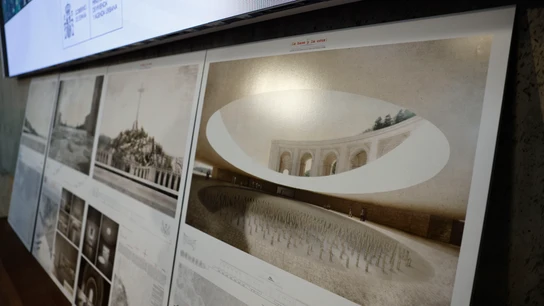 Proyecto 'La base y la cruz' que ha sido elegido este martes por un jurado como ganador del concurso Proyecto 'La base y la cruz' que ha sido elegido este martes por un jurado como ganador del concurso