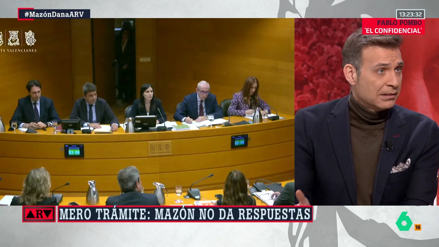 Pablo Pombo, sobre la designación de Pérez Llorca: "Es una apuesta de continuidad y, si no llega para pasar página, el trauma continuará" Pablo Pombo, sobre la designación de Pérez Llorca: "Es una apuesta de continuidad y, si no llega para pasar página, el trauma continuará"