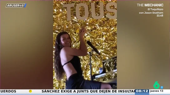 El vídeo de Amaia Romero cantando en la fiesta de Tous como su nueva embajadora: "No dista mucho de Rosalía" El vídeo de Amaia Romero cantando en la fiesta de Tous como su nueva embajadora: "No dista mucho de Rosalía"