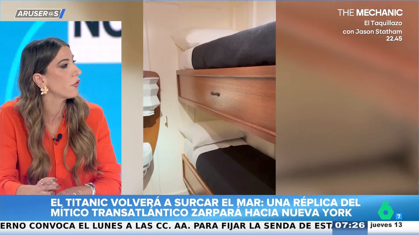 Alfonso Arús, tras conocer que una réplica el Titanic volverá a zarpar en 2027: "Yo ahí no me monto" Alfonso Arús, tras conocer que una réplica el Titanic volverá a zarpar en 2027: "Yo ahí no me monto"