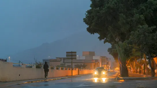 Imágenes de la borrasca Claudia el miércoles en Tigaday, en La Frontera, El Hierro. Imágenes de la borrasca Claudia el miércoles en Tigaday, en La Frontera, El Hierro.