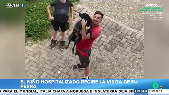 El vídeo viral del niño hospitalizado que recibe la inesperada visita de su perro El vídeo viral del niño hospitalizado que recibe la inesperada visita de su perro