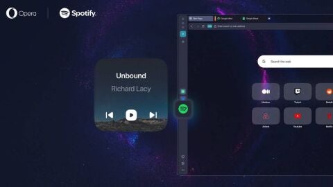 Opera One con tema Sonic