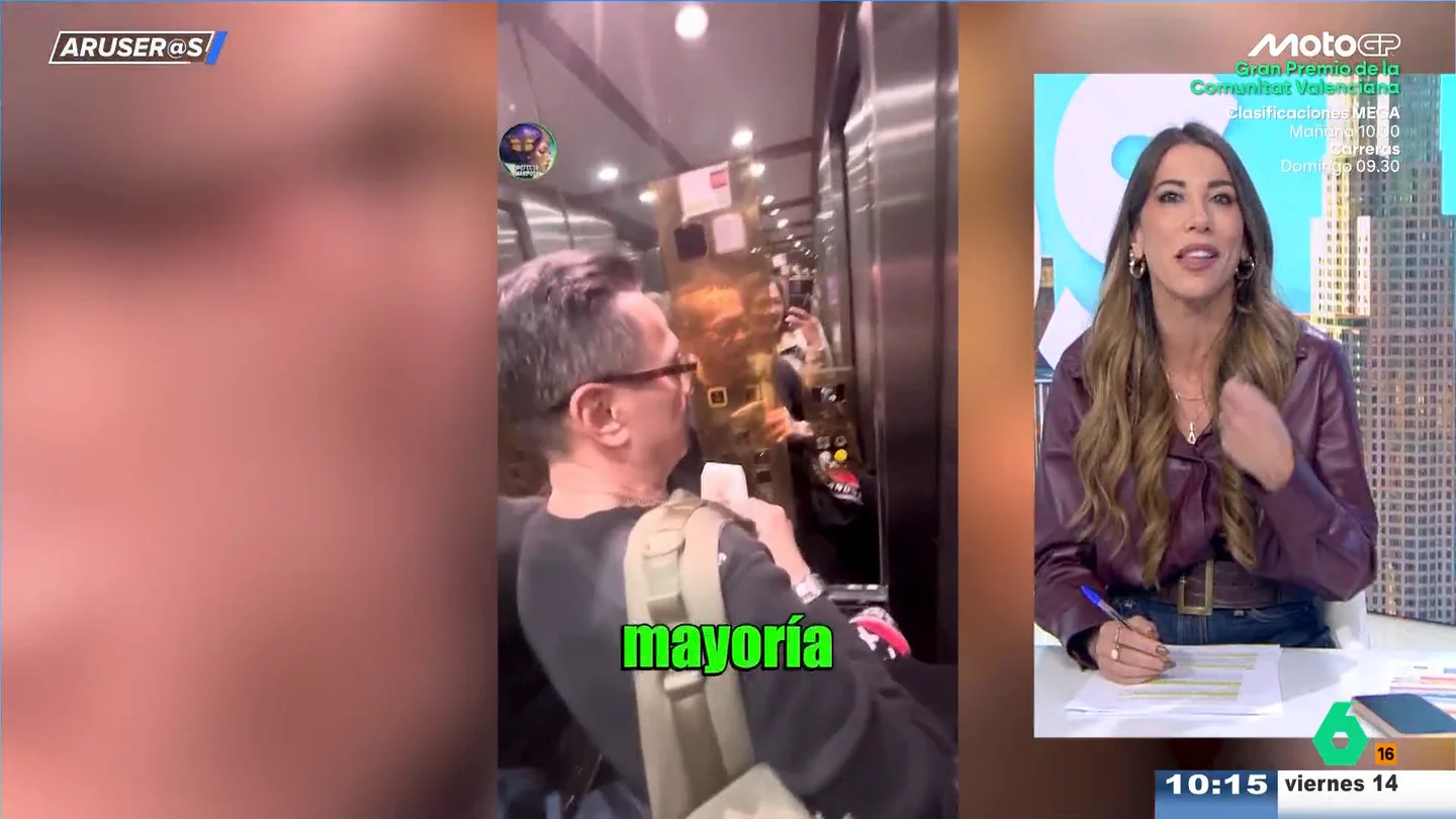 Alfonso Arús reacciona a un vídeo viral de un claustrofóbico ascensor en Francia: "En España no caben y allí te ponen dos" Alfonso Arús reacciona a un vídeo viral de un claustrofóbico ascensor en Francia: "En España no caben y allí te ponen dos"
