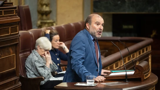 El diputado de Junts Josep Pagès i Massó durante una sesión plenaria en el Congreso de los Diputados El diputado de Junts Josep Pagès i Massó durante una sesión plenaria en el Congreso de los Diputados